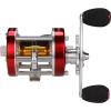 imageKastKing Rover Round Baitcasting Fishing Reel Perfect Conventional Reel for Catfish SalmonSteelhead Striper Bass and Inshore Saltwater Fishing Reel Reinforced Metal BodyRed