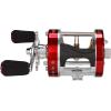 imageKastKing Rover Round Baitcasting Fishing Reel Perfect Conventional Reel for Catfish SalmonSteelhead Striper Bass and Inshore Saltwater Fishing Reel Reinforced Metal BodyRed