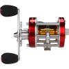 imageKastKing Rover Round Baitcasting Fishing Reel Perfect Conventional Reel for Catfish SalmonSteelhead Striper Bass and Inshore Saltwater Fishing Reel Reinforced Metal BodyRed