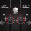imageKastKing Rover Round Baitcasting Fishing Reel Perfect Conventional Reel for Catfish SalmonSteelhead Striper Bass and Inshore Saltwater Fishing Reel Reinforced Metal BodyRed