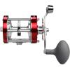 imageKastKing Rover Round Baitcasting Fishing Reel Perfect Conventional Reel for Catfish SalmonSteelhead Striper Bass and Inshore Saltwater Fishing Reel Reinforced Metal BodyRed