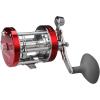 imageKastKing Rover Round Baitcasting Fishing Reel Perfect Conventional Reel for Catfish SalmonSteelhead Striper Bass and Inshore Saltwater Fishing Reel Reinforced Metal BodyRed