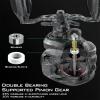 imageKastKing Royale Legend II Baitcasting Reels New Compact Design Baitcaster Fishing Reel 1764LB Carbon Fiber Drag CrossFire 8 Magnet Braking System Available in 541 and 721721left