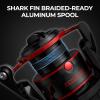 imageKastKing Sharky III Fishing Reel  New Spinning Reel  Carbon Fiber 395 LBs Max Drag  101 Stainless BB for Saltwater or Freshwater  Oversize Shaft  Super Value521Sharky III