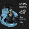 imageKastKing Spartacus II Baitcasting Fishing Reel 6oz Ultralight Baitcaster Reel Super Smooth with 176 LB Carbon Fiber Drag 721 Gear Ratio 39mm Palm Perfect Lower Profile DesignBLeftSpindrift721