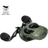 imageKastKing Spartacus II Baitcasting Fishing Reel 6oz Ultralight Baitcaster Reel Super Smooth with 176 LB Carbon Fiber Drag 721 Gear Ratio 39mm Palm Perfect Lower Profile DesignALeftStryker Green721