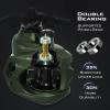 imageKastKing Spartacus II Baitcasting Fishing Reel 6oz Ultralight Baitcaster Reel Super Smooth with 176 LB Carbon Fiber Drag 721 Gear Ratio 39mm Palm Perfect Lower Profile DesignALeftStryker Green721