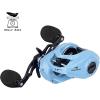 imageKastKing Spartacus II Baitcasting Fishing Reel 6oz Ultralight Baitcaster Reel Super Smooth with 176 LB Carbon Fiber Drag 721 Gear Ratio 39mm Palm Perfect Lower Profile DesignBRightSpindrift721