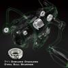 imageKastKing Spartacus II Fishing Reel  New Spinning Reel  Sealed Carbon Fiber 22LBs Max Drag  71 Stainless BB for Saltwater or Freshwater  Gladiator Inspired Design  Great FeaturesStryker Green