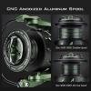 imageKastKing Spartacus II Fishing Reel  New Spinning Reel  Sealed Carbon Fiber 22LBs Max Drag  71 Stainless BB for Saltwater or Freshwater  Gladiator Inspired Design  Great FeaturesStryker Green