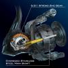 imageKastKing Spartacus II Fishing Reel  New Spinning Reel  Sealed Carbon Fiber 22LBs Max Drag  71 Stainless BB for Saltwater or Freshwater  Gladiator Inspired Design  Great FeaturesSpindrift IPX5