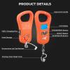imageKastKing ToughTide Fishing Scale USB Charging 65lb Capacity UltraThin Digital Fish Scale LCD Display Ergonomic Handle Fish Scales Digital Weight Fishing Accessories for MenB Orange