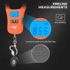 imageKastKing ToughTide Fishing Scale USB Charging 65lb Capacity UltraThin Digital Fish Scale LCD Display Ergonomic Handle Fish Scales Digital Weight Fishing Accessories for MenB Orange