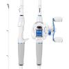 imageKastKing Centron Lite Fishing Rod and Reel Combo IM6 Graphite 2Pc Blanks Stainless Steel Guides with Ceramic Rings Contoured EVA Handles ampamp Fighting Butt Split or Full Rear Handle Design 13 ModelsCast66 Medium Right Handed2pcs