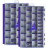 imageKastKing HyperSeal Waterproof Tackle Box  Royale Family Edition Waterproof 3600 and 3700 Tackle Trays Fishing Tackle Box Organizer with Removable Dividers37002 Pack
