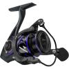 imageKastKing MegaJaws Elite Spinning Fishing Reel  621521 Gear Ratio Fishing Reel 395Lbs Max Drag Ultra Lightweight ampamp Powerful 101 Stainless BB for SaltwaterFreshwater Aerodynamic Reel RotorBPurpleMegaJaws EliteAluminum Alloy