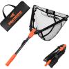 imageKastKing Pontus Fishing Net Foldable ampamp Lightweight Landing Net with Built in Length Scale Strength Aluminum Handle Fishing Gear and Gift for MenHoop Size 16not Extendable