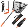 imageKastKing Pontus Fishing Net Foldable ampamp Lightweight Landing Net with Built in Length Scale Strength Aluminum Handle Fishing Gear and Gift for MenNet Combo Hoop Size 23extendable