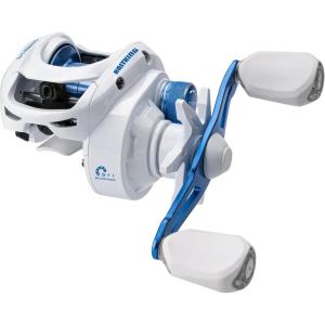 imageKastKing Centron Lite Baitcasting Fishing Reel  Lightweight Glass Fiber Infused Nylon Frame  76 OZ  5  1 AntiReverse Ball Bearings 711 HighSpeed Gear Ratio Fishing Reel with Compact DesignAWhiteLeft711