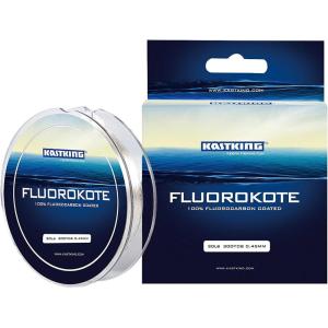 imageKastKing Fluorokote 100 Fluorocarbon Coated Fishing Line Fluorocarbon Leader Extreme ClarityFast SinkingShock Resistant High Abrasion Resistance25LB300Yard