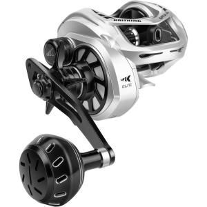 imageKastKing Kapstan Elite 300 Baitcasting Fishing Reel Low Profile Large Capacity Casting Reel Graphite Frame 35 lbs Drag 541 Ratio 61 Double ShieldedSS BB Centrifugal Braking Aluminum HandleRight Handed541