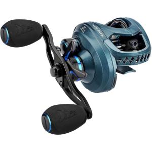 imageKastKing MegaJaws Baitcasting Fishing Reel New AutoMag Dual Braking System Baitcaster Fishing Reel Only 67oz 1764 LBs Carbon Fiber Drag 111 Shielded BB High Speed 541 to 911 Gear RatiosCRight HandedPelagic Blue651