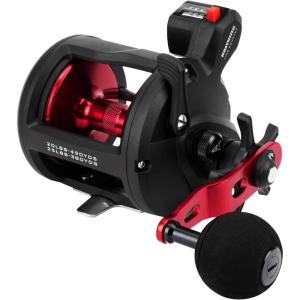imageKastKing ReKon Round Baitcasting Fishing Reel Saltwater Inshore Surf Trolling Reel Up to 30LBS Powerful Max Drag Conventional Reel for Catfish Musky Bass Durable Graphite Frame for SaltwaterC Line Counter Size30 Right Handed
