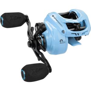 imageKastKing Spartacus II Baitcasting Fishing Reel 6oz Ultralight Baitcaster Reel Super Smooth with 176 LB Carbon Fiber Drag 721 Gear Ratio 39mm Palm Perfect Lower Profile DesignBRightSpindrift721