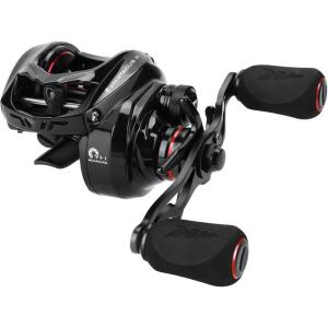 imageKastKing Spartacus II Baitcasting Fishing Reel 6oz Ultralight Baitcaster Reel Super Smooth with 176 LB Carbon Fiber Drag 721 Gear Ratio 39mm Palm Perfect Lower Profile DesignCLeftBlack Rhino721