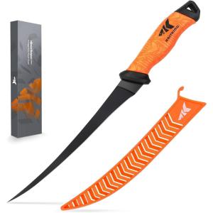 imageKastKing Speed Demon Pro Fillet Knife  Razor Sharp G4116 German StainlessSteel Blade Professional Level Knives for Filleting and Boning NonSlip Handles Includes Protective SheathH 9 flex fillet knife