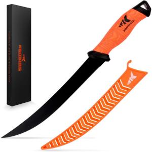 imageKastKing Speed Demon Pro Fillet Knife  Razor Sharp G4116 German StainlessSteel Blade Professional Level Knives for Filleting and Boning NonSlip Handles Includes Protective SheathE 9 strong fillet knife
