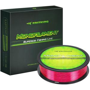 imageKastKing Worlds Premium Monofilament Fishing Line  Paralleled Roll Track  Strong and Abrasion Resistant Mono Line  Superior Nylon Material Fishing Line  2015 ICAST Award Winning ManufacturerRebel Red