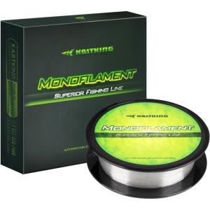 imageKastKing Worlds Premium Monofilament Fishing Line  Paralleled Roll Track  Strong and Abrasion Resistant Mono Line  Superior Nylon Material Fishing Line  2015 ICAST Award Winning ManufacturerIce Clear
