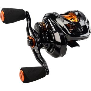 imageKastKing Zephyr Bait Finesse Baitcasting Reel Carbon Fiber Fishing Reel  Drag Clicker Version 721 Gear Ratio Fishing Reel  56oz Lightweight Bait Finesse System Casting Reel Right Hand