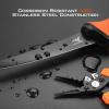 imageKastKing 6inch Fishing Pliers and Fillet Knife 6quot Split Ring Nose Plier and 7quot Fillet Knife Orange6 Split Ring Plier Combo  Orange