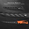 imageKastKing 6inch Fishing Pliers and Fillet Knife 6quot Split Ring Nose Plier and 7quot Fillet Knife Orange7 Split Ring Plier Combo  Orange