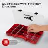 imageKastKing Bait Vault Camouflage Tackle Box Plastic Tackle Trays Fishing Tackle Box Storage Organizer with Removable Dividers 2 Packs 4 Packs Lure Boxes Terminal Tackle StorageRed Camouflage 4Pack 3700