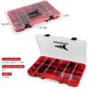 imageKastKing Bait Vault Camouflage Tackle Box Plastic Tackle Trays Fishing Tackle Box Storage Organizer with Removable Dividers 2 Packs 4 Packs Lure Boxes Terminal Tackle StorageRed Camouflage 4Pack 3700
