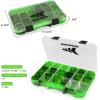 imageKastKing Bait Vault Camouflage Tackle Box Plastic Tackle Trays Fishing Tackle Box Storage Organizer with Removable Dividers 2 Packs 4 Packs Lure Boxes Terminal Tackle StorageGreen Camouflage 4Pack 3600