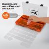 imageKastKing Bait Vault Camouflage Tackle Box Plastic Tackle Trays Fishing Tackle Box Storage Organizer with Removable Dividers 2 Packs 4 Packs Lure Boxes Terminal Tackle StorageOrange Camouflage 4Pack 3700