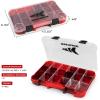 imageKastKing Bait Vault Camouflage Tackle Box Plastic Tackle Trays Fishing Tackle Box Storage Organizer with Removable Dividers 2 Packs 4 Packs Lure Boxes Terminal Tackle StorageRed Camouflage 2Pack 3600
