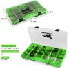 imageKastKing Bait Vault Camouflage Tackle Box Plastic Tackle Trays Fishing Tackle Box Storage Organizer with Removable Dividers 2 Packs 4 Packs Lure Boxes Terminal Tackle StorageGreen Camouflage 4Pack 3700