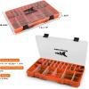 imageKastKing Bait Vault Camouflage Tackle Box Plastic Tackle Trays Fishing Tackle Box Storage Organizer with Removable Dividers 2 Packs 4 Packs Lure Boxes Terminal Tackle StorageOrange Camouflage 4Pack 3700