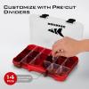 imageKastKing Bait Vault Camouflage Tackle Box Plastic Tackle Trays Fishing Tackle Box Storage Organizer with Removable Dividers 2 Packs 4 Packs Lure Boxes Terminal Tackle StorageRed Camouflage 2Pack 3600