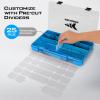 imageKastKing Bait Vault Camouflage Tackle Box Plastic Tackle Trays Fishing Tackle Box Storage Organizer with Removable Dividers 2 Packs 4 Packs Lure Boxes Terminal Tackle StorageBlue Camouflage 4Pack 3700