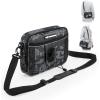imageKastKing BaitSpace Detachable Bait Binder Tackle Bag  Large Clear Sleeves Durable 900D Waterresistant Fabric Soft Plastic Bait Storage For Hooks Sinkers ampamp Fishing AccessoriesBlack