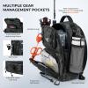 imageKastKing BaitSpace Fishing Sling Bag Fishing Backpack with Rod ampamp Beverage Holder Tackle Bag for Fishing GearB Black Camo  Standard