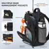 imageKastKing BaitSpace Fishing Sling Bag Fishing Backpack with Rod ampamp Beverage Holder Tackle Bag for Fishing GearG Black  Standard