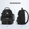 imageKastKing BaitSpace Fishing Sling Bag Fishing Backpack with Rod ampamp Beverage Holder Tackle Bag for Fishing GearG Black  Standard