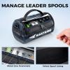 imageKastKing BaitSpace Line Management Bag Fishing Line Storage Bag with Water Resistant Nylon Clear View Window Removable Divider Tanglefree Leader Line HolderE BlueLarge
